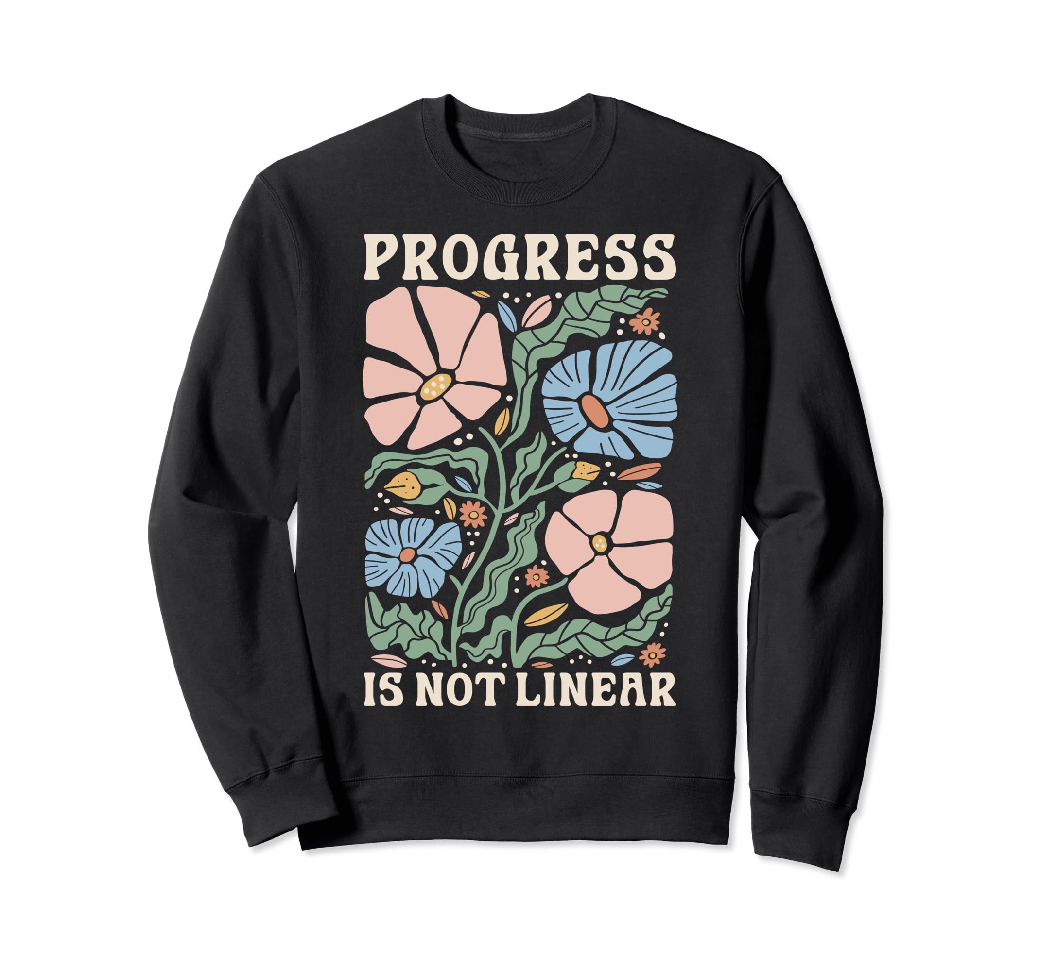 Progress Is Not Linear Sped Teacher Sweatshirt - Custom Art Print Unisex - T-Shirt, Sweatshirt, Hoodie