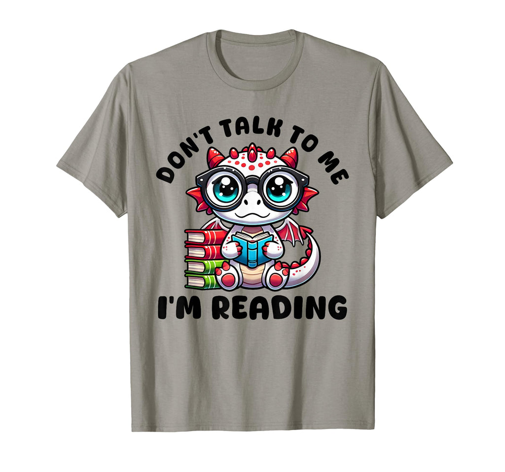 Dont Talk To Me Im Reading Book Lover T-Shirt - Minimalist Print Unisex - T-Shirt, Sweatshirt, Hoodie