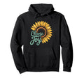 Choose Joy Minimalist Sunflower Hoodie - Fun Novelty Design Unisex - T-Shirt, Sweatshirt, Hoodie