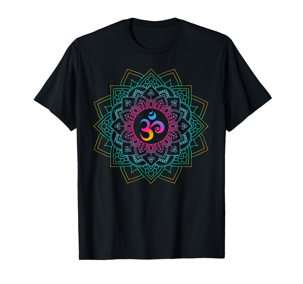 Om Meditations Mandalas Yoga Small T-Shirt - Aesthetic Graphic Men Women - T-Shirt, Sweatshirt, Hoodie
