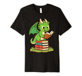 Book Dragon Reading Literature Fantasy T-Shirt - Unique Graphic for Adults - T-Shirt, Sweatshirt, Hoodie