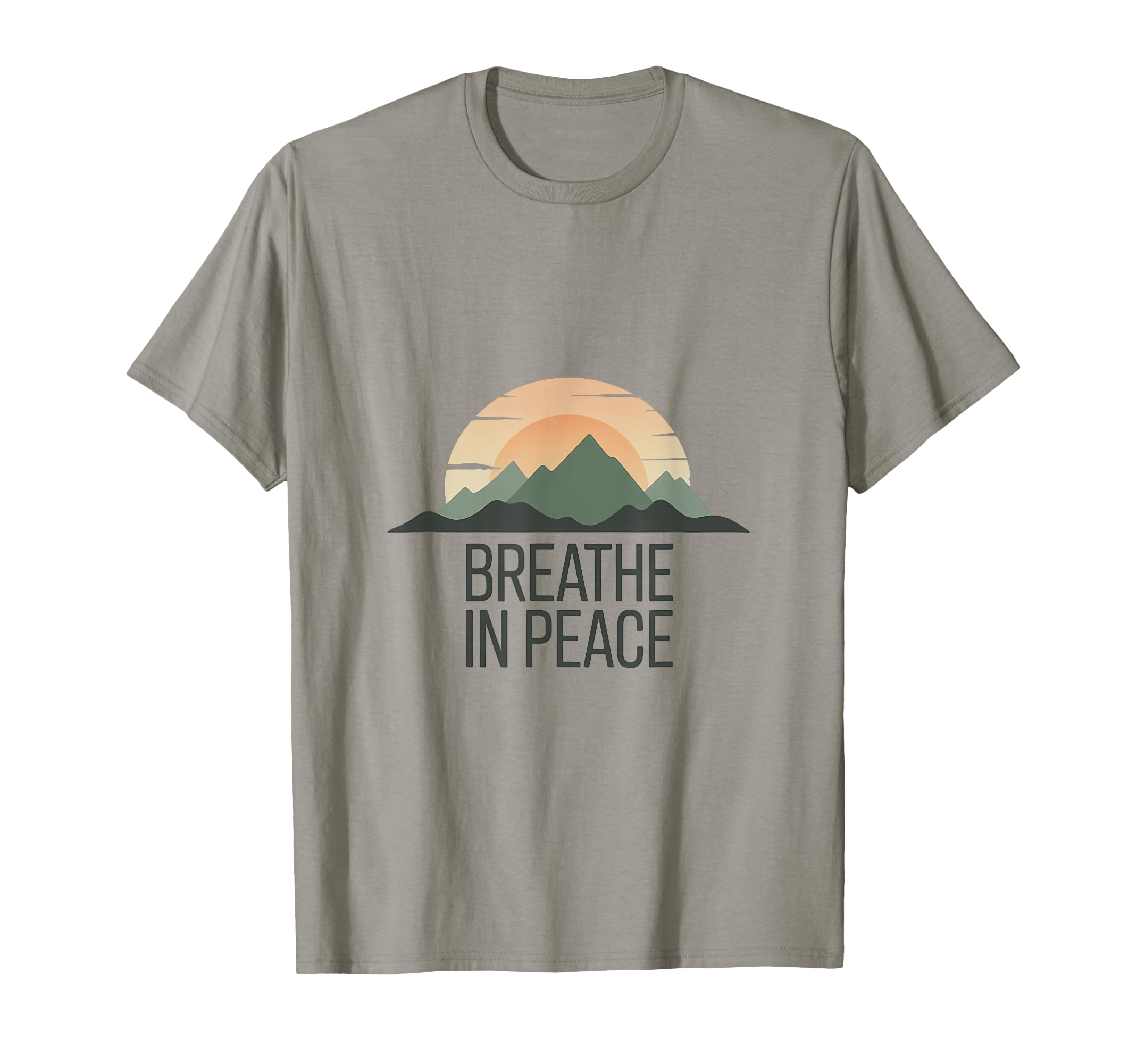 Mindfulness Meditation Mountain T-Shirt - Novelty Apparel for Adults - T-Shirt, Sweatshirt, Hoodie