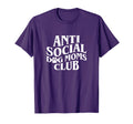 Anti Social Dog Moms Club Funny T-Shirt - Custom Art Print Unisex - T-Shirt, Sweatshirt, Hoodie