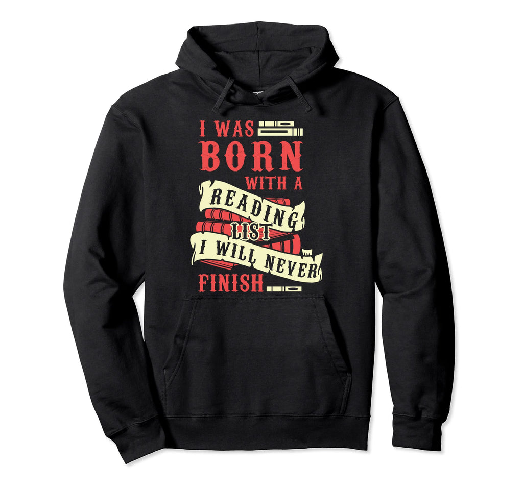 Reading List Books Bookworm Read Hoodie - Unique Graphic for Adults - T-Shirt, Sweatshirt, Hoodie