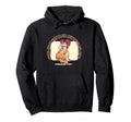 Hold Partner Im Overstimulated Funny Cowboy Hoodie - Graphic Print Unisex - T-Shirt, Sweatshirt, Hoodie