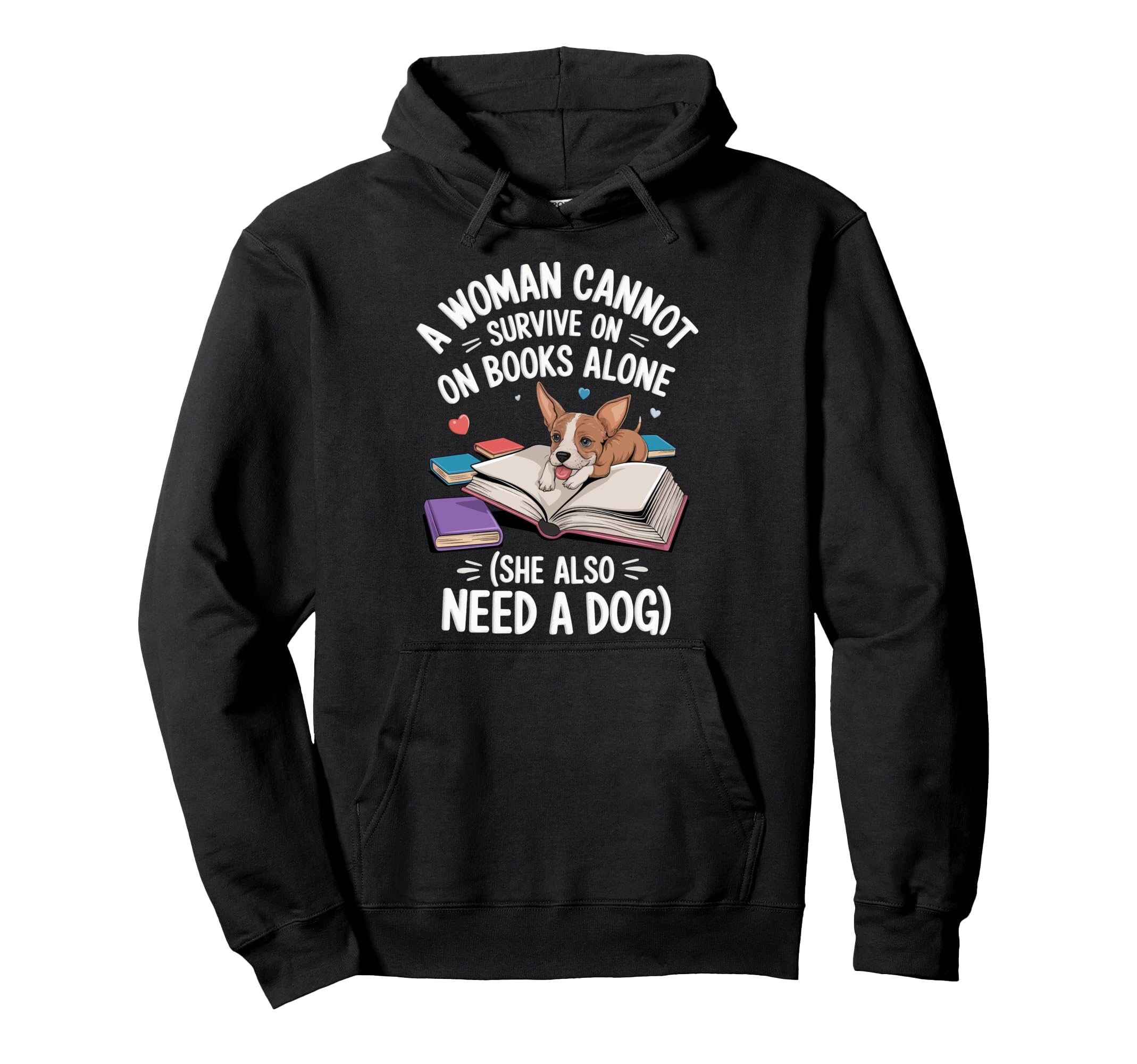 Cannot Survive Books Alone She Also Hoodie - Custom Art Print for Adults - T-Shirt, Sweatshirt, Hoodie