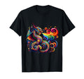 Vibrant Paisley Dragon Breathing Rainbow T-Shirt - Minimalist Print Unisex - T-Shirt, Sweatshirt, Hoodie