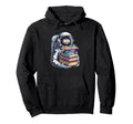 Pop Art Astronaut Reading Cosmic Hoodie - Fun Novelty Design Unisex - T-Shirt, Sweatshirt, Hoodie