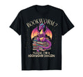 Distressed Bookworm Dragons Reading T-Shirt - Fun Novelty Design Unisex - T-Shirt, Sweatshirt, Hoodie