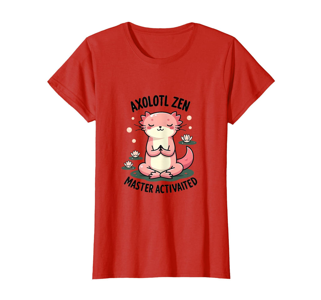 Axolotl Zen Master Activated Meditation T-Shirt - Trendy Graphic Men Women - T-Shirt, Sweatshirt, Hoodie