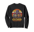 Octo Library Octopus Bookworm Sweatshirt - Aesthetic Graphic Men Women - T-Shirt, Sweatshirt, Hoodie