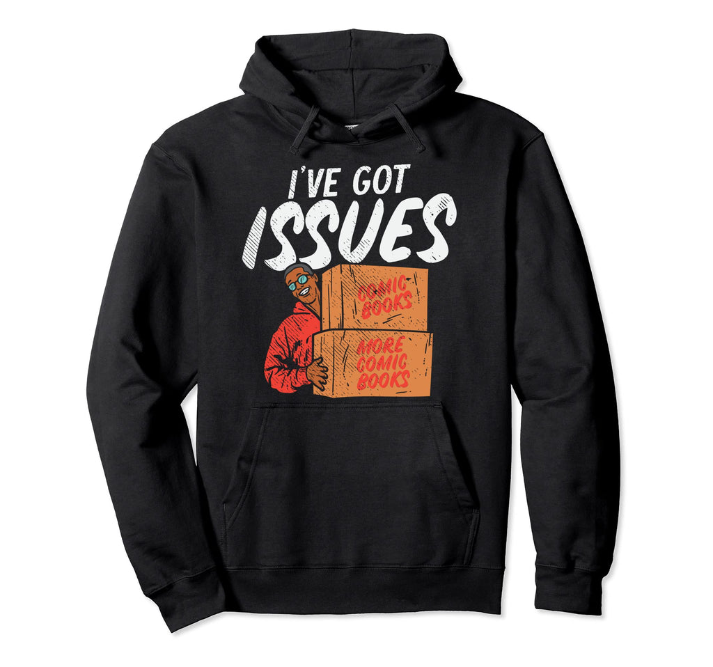 Comic Collector Comic Book Collector Hoodie - Graphic Print for Adults - T-Shirt, Sweatshirt, Hoodie