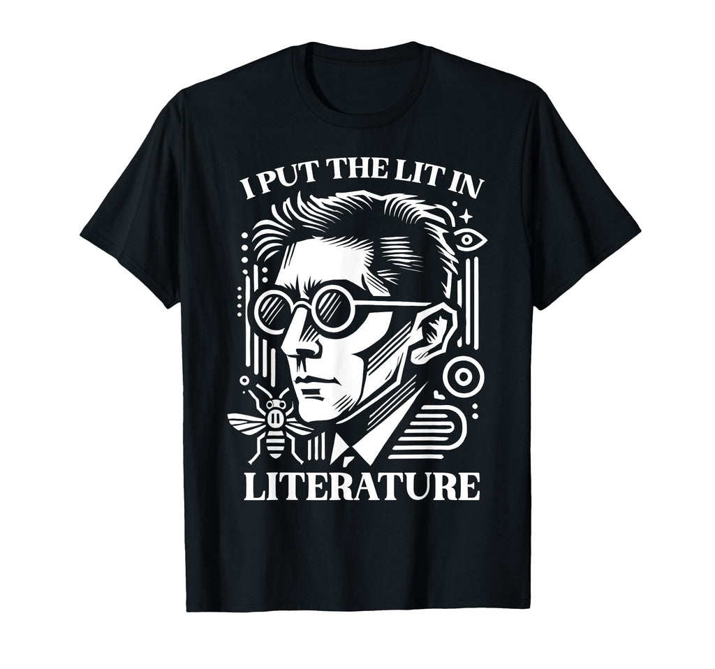 Lit Literature Franz Kafka Writer And T-Shirt - Trendy Graphic for Adults - T-Shirt, Sweatshirt, Hoodie