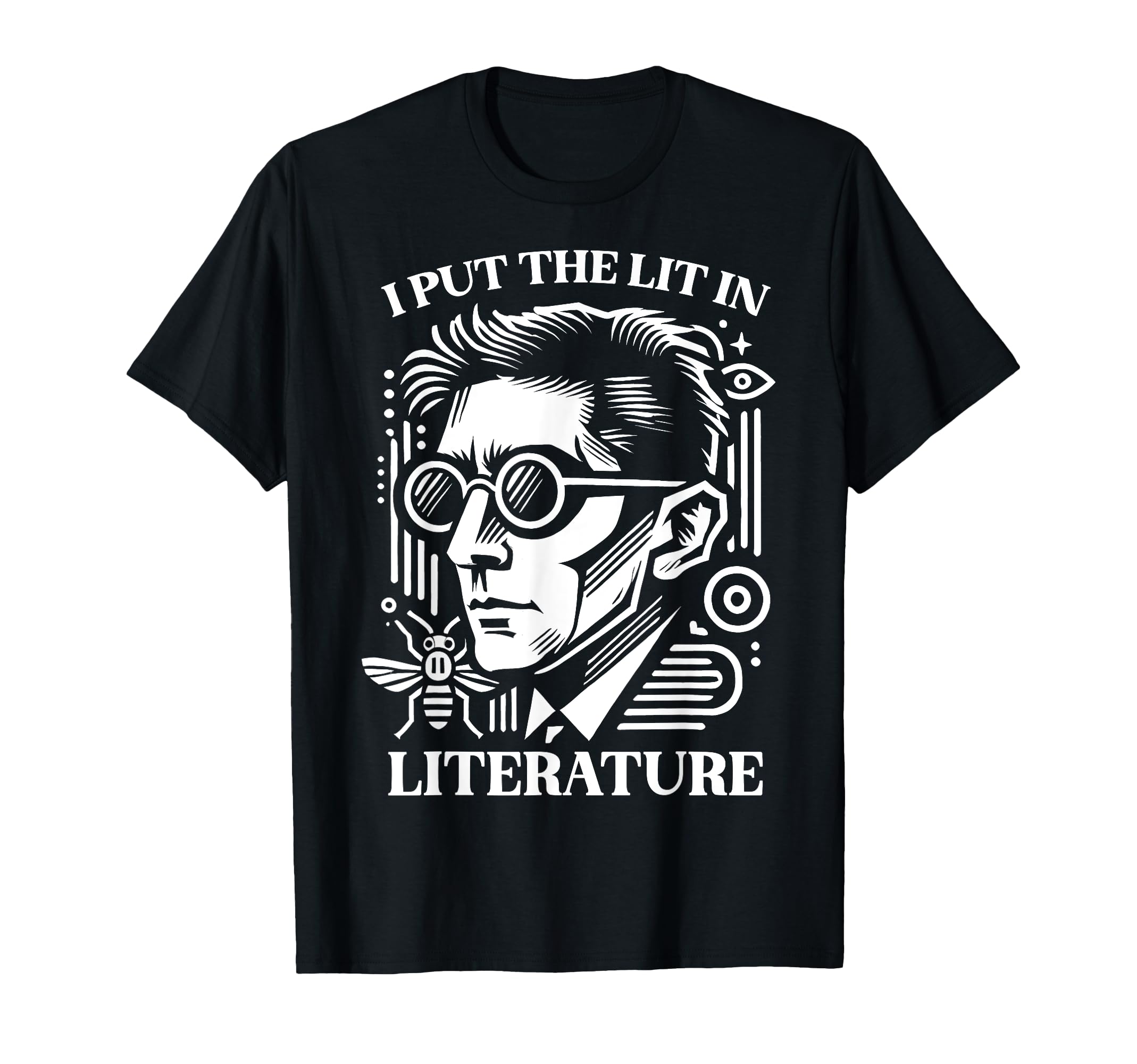 Lit Literature Franz Kafka Writer And T-Shirt - Trendy Graphic for Adults - T-Shirt, Sweatshirt, Hoodie