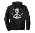 Meditation Mummy Yoga Pose Relaxing Animal Hoodie - Streetwear Style Unisex - T-Shirt, Sweatshirt, Hoodie