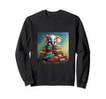 Book Nerd Elephant Reading Book Lover Sweatshirt - Graphic Print Unisex - T-Shirt, Sweatshirt, Hoodie