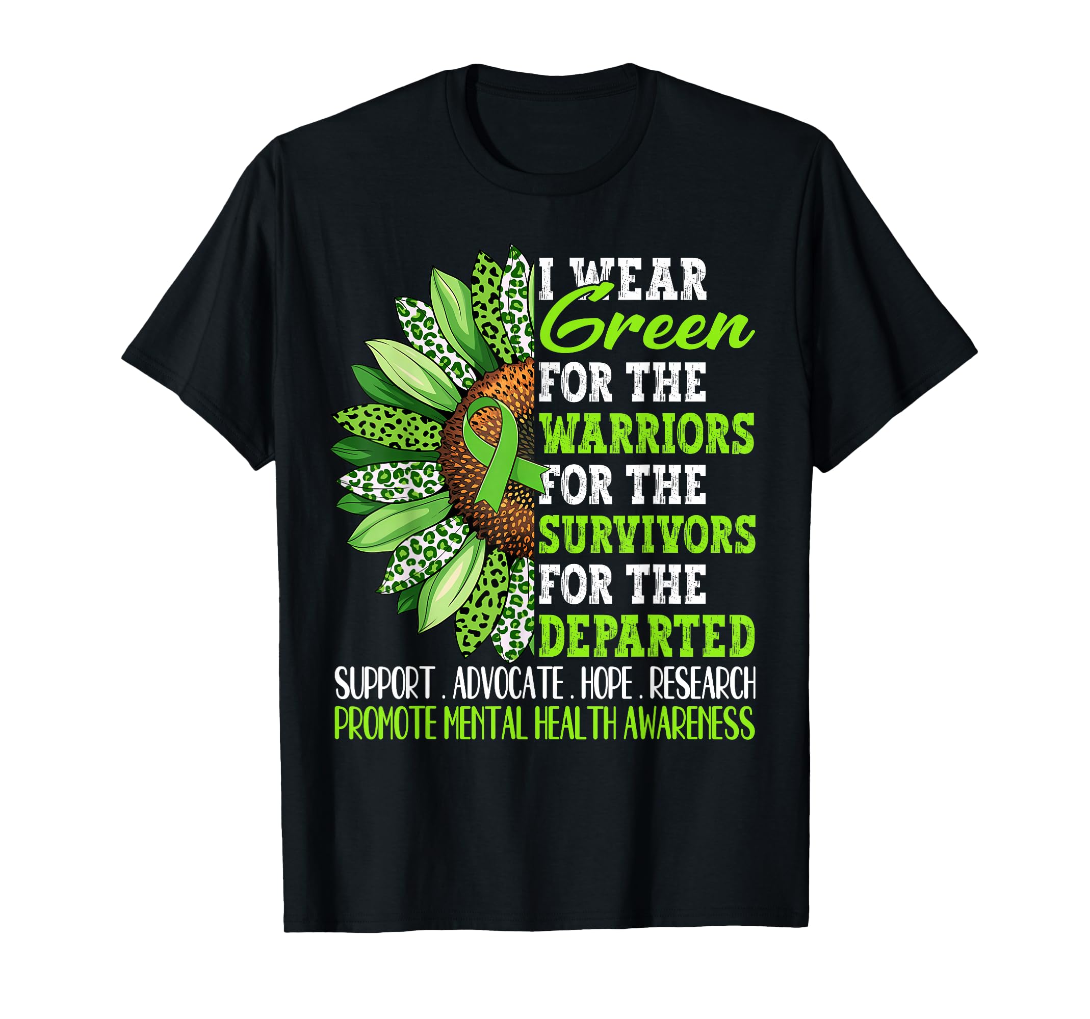 Sunflower Motivational Mental Health T-Shirt - Casual Everyday Wear Unisex - T-Shirt, Sweatshirt, Hoodie