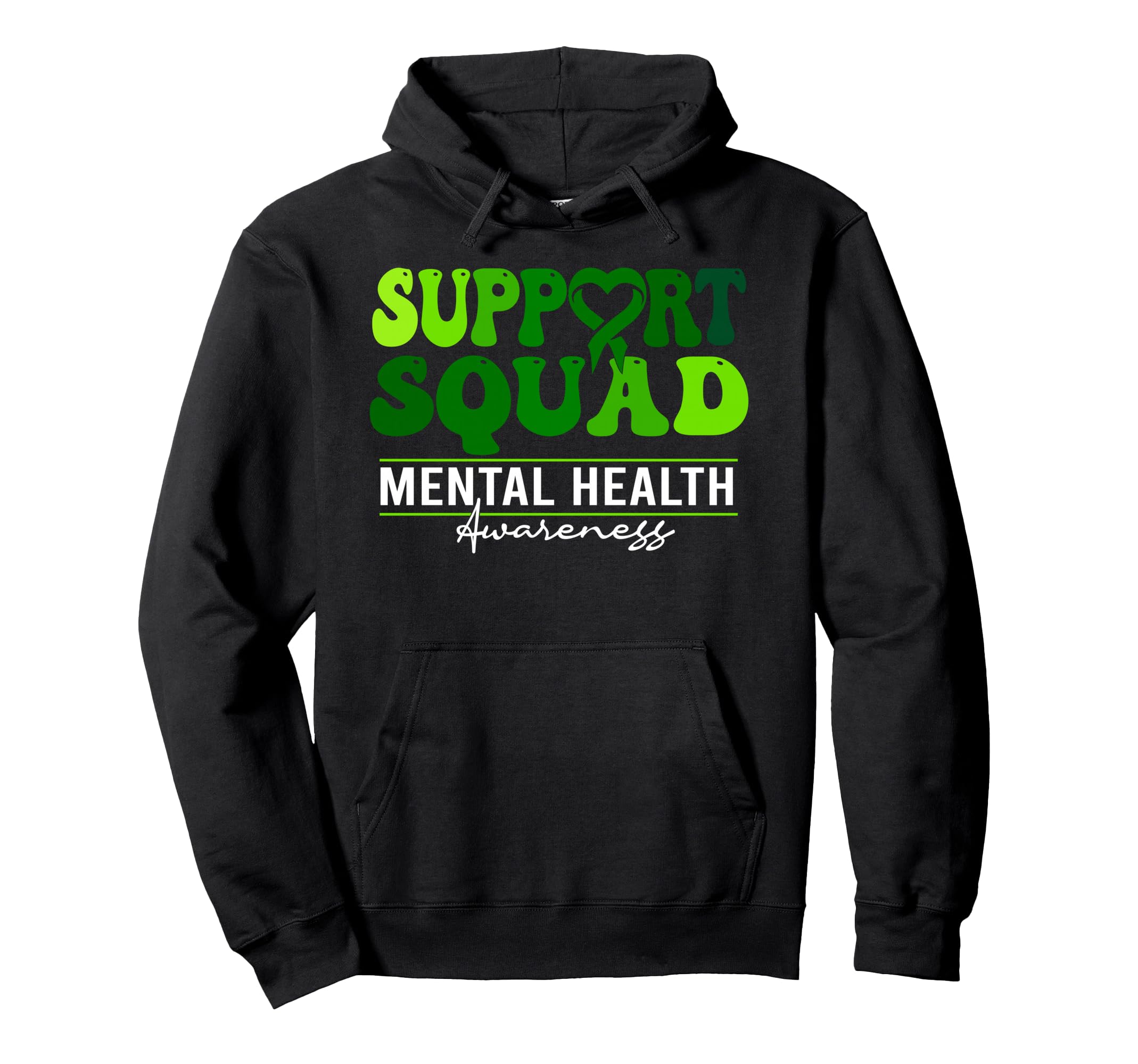 Mental Health Awareness Support Hoodie - Aesthetic Graphic for Adults - T-Shirt, Sweatshirt, Hoodie