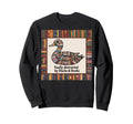 Womens Duck Stuff Mens Duck Jersey Books Sweatshirt - Graphic Print Unisex - T-Shirt, Sweatshirt, Hoodie