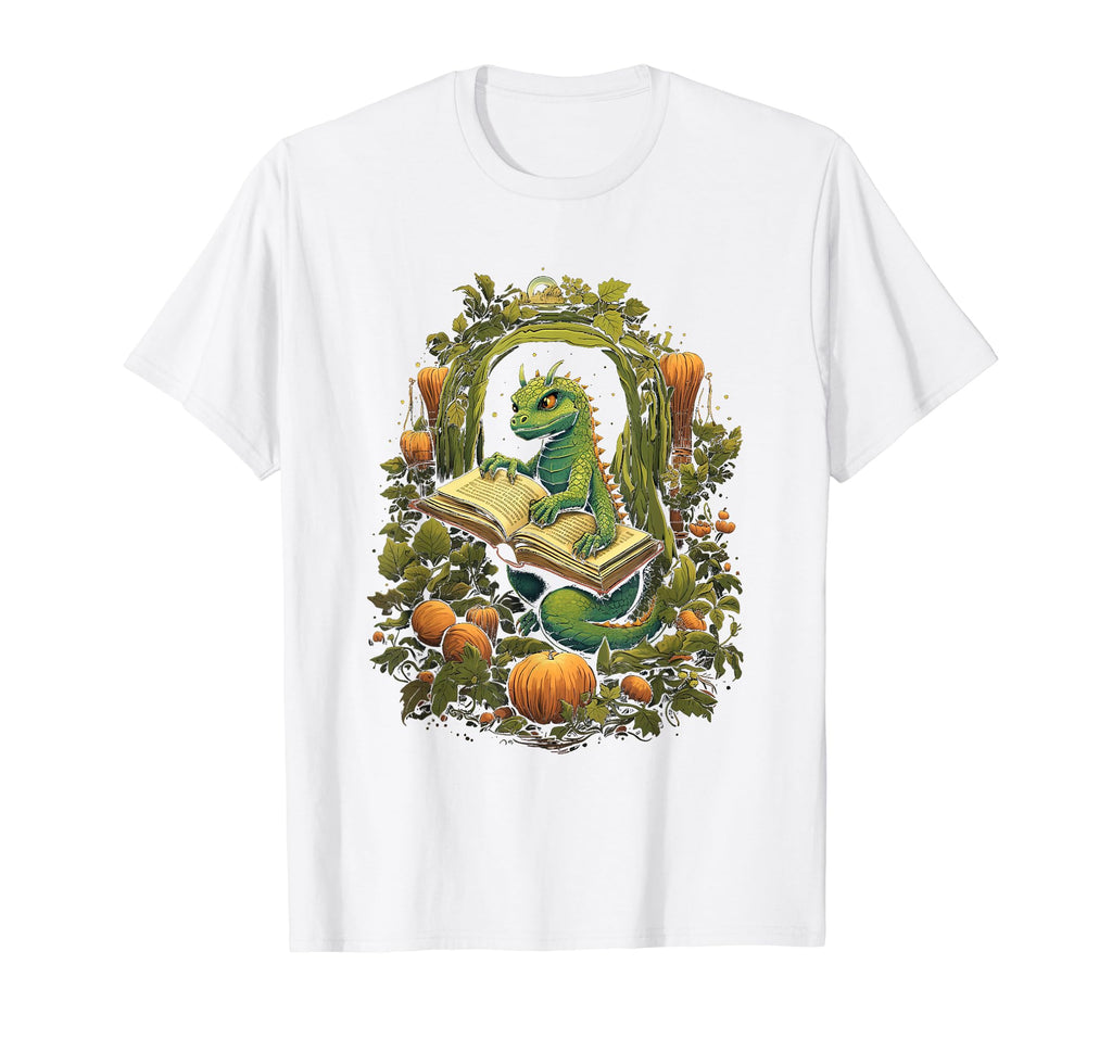 Book Dragon Reading Books Bookworm T-Shirt - Aesthetic Graphic Men Women - T-Shirt, Sweatshirt, Hoodie
