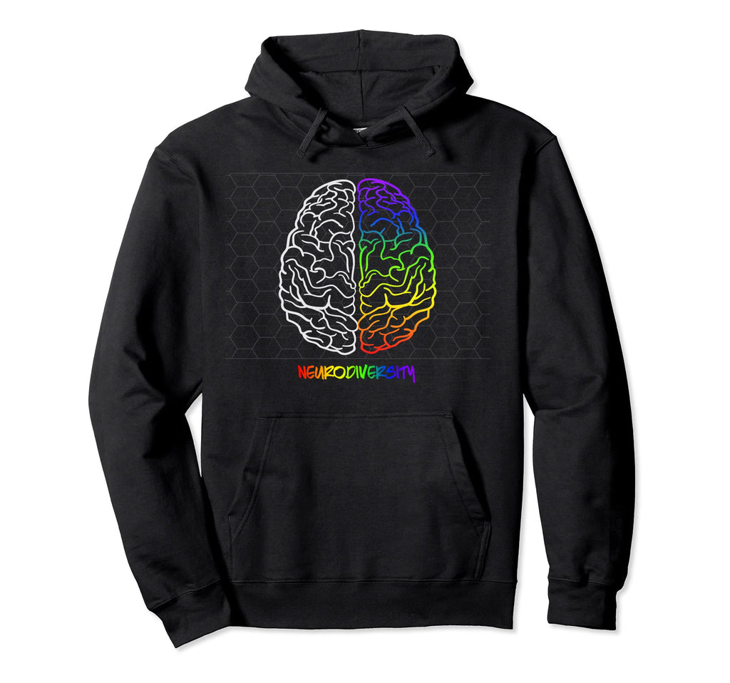 Embrace Neurodiversity Autism Adhd Asd Hoodie - Unique Graphic for Adults - T-Shirt, Sweatshirt, Hoodie
