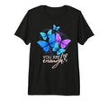 You Are Enough Purple And Blue T-Shirt - Casual Everyday Wear Unisex - T-Shirt, Sweatshirt, Hoodie