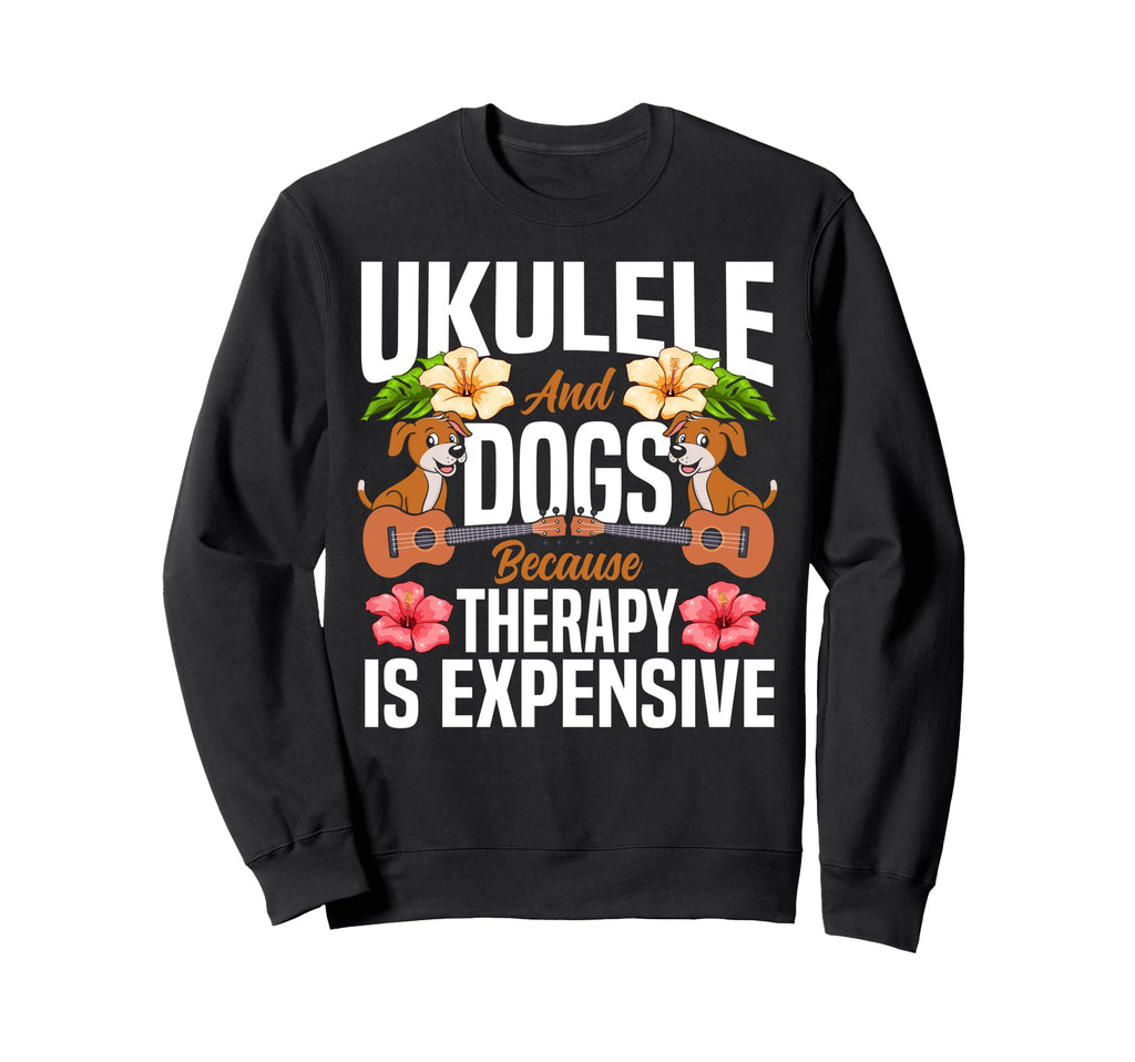 Hawaiian Ukulele Uke Dog Ukulele And Sweatshirt - Graphic Print for Adults - T-Shirt, Sweatshirt, Hoodie