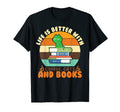 Cat Books Cats And Books Cat Lovers T-Shirt - Trendy Graphic Men Women - T-Shirt, Sweatshirt, Hoodie