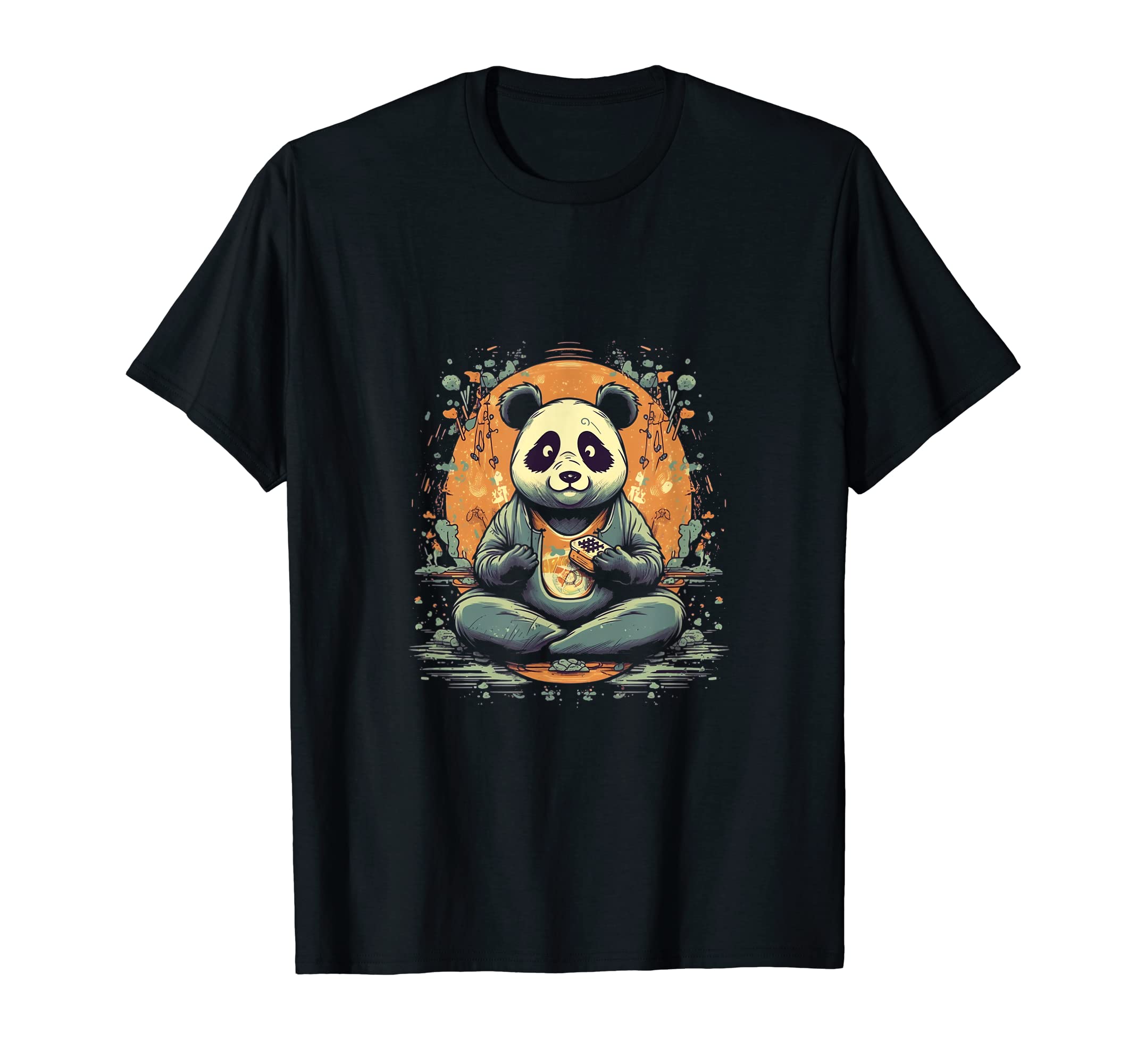 Yoga Meditation Panda Mindfulness Zen T-Shirt - Graphic Print for Adults - T-Shirt, Sweatshirt, Hoodie