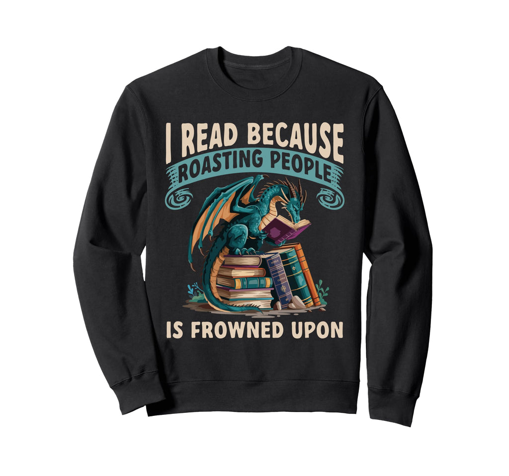 Reading Dragon Shirts Magical Book T-Shirt - Custom Art Print for Adults - T-Shirt, Sweatshirt, Hoodie