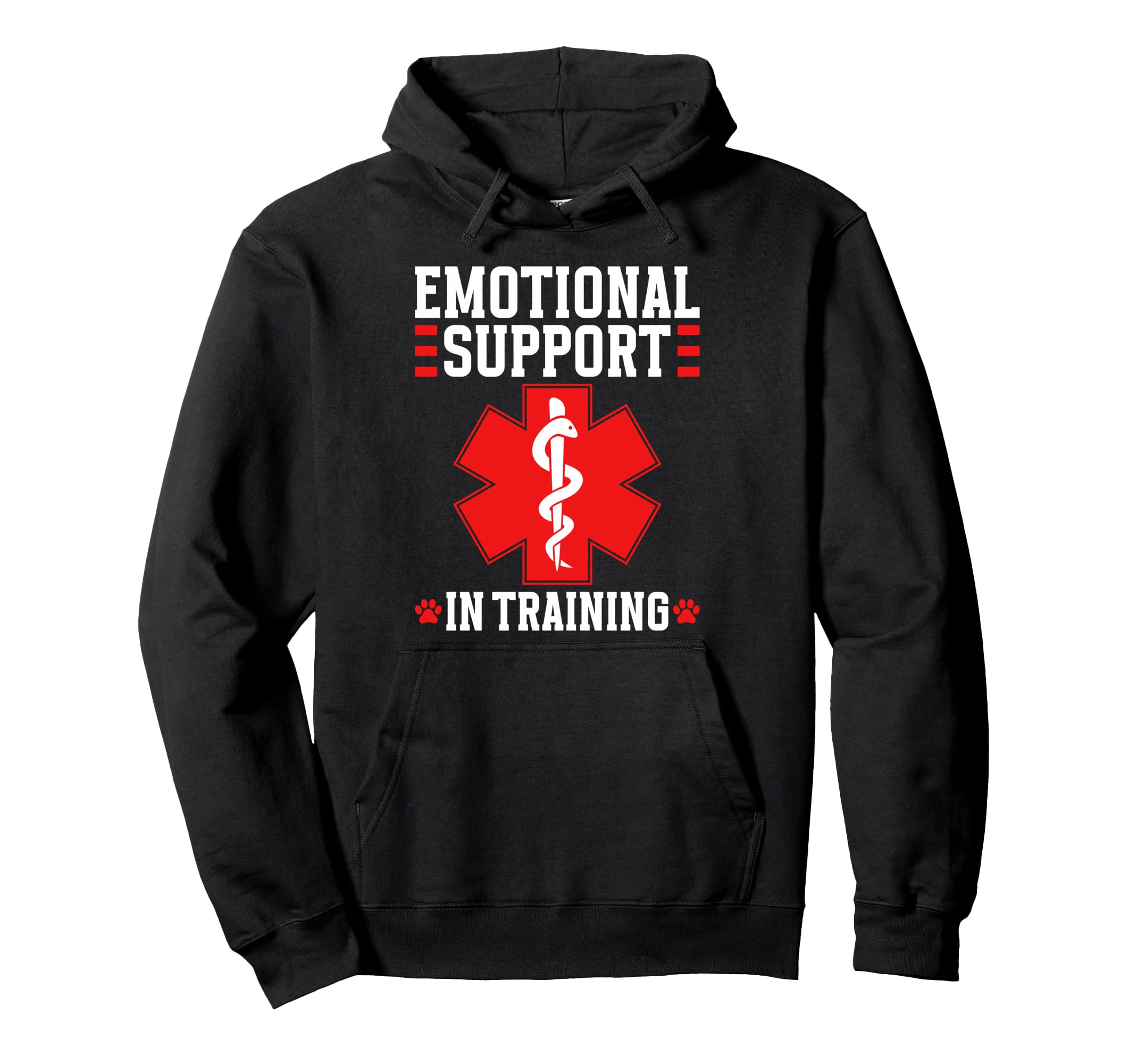 Emotional Support Human Training Service Hoodie - Streetwear Style Unisex - T-Shirt, Sweatshirt, Hoodie
