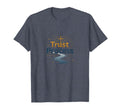 Jesus Saves Trust Process Christian T-Shirt - Minimalist Print Unisex - T-Shirt, Sweatshirt, Hoodie