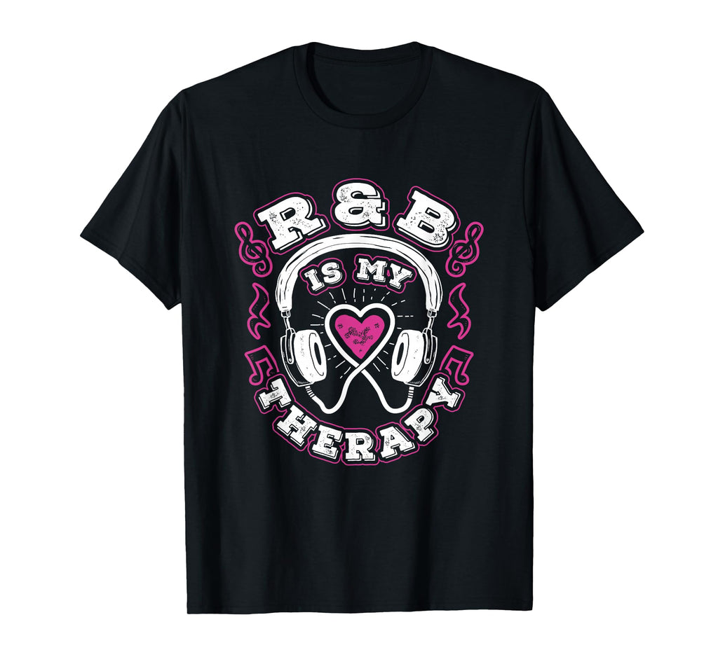R B Music R B Is My Therapy Rhythm T-Shirt - Minimalist Print for Adults - T-Shirt, Sweatshirt, Hoodie