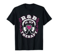 R B Music R B Is My Therapy Rhythm T-Shirt - Minimalist Print for Adults - T-Shirt, Sweatshirt, Hoodie