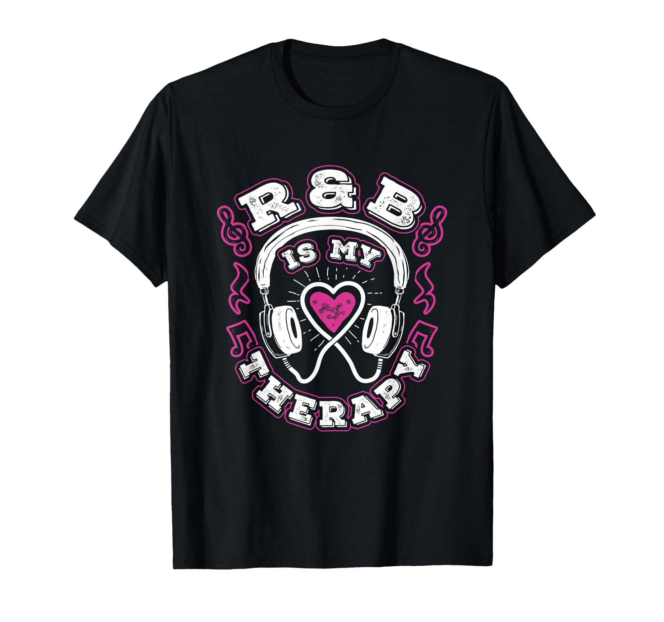 R B Music R B Is My Therapy Rhythm T-Shirt - Minimalist Print for Adults - T-Shirt, Sweatshirt, Hoodie