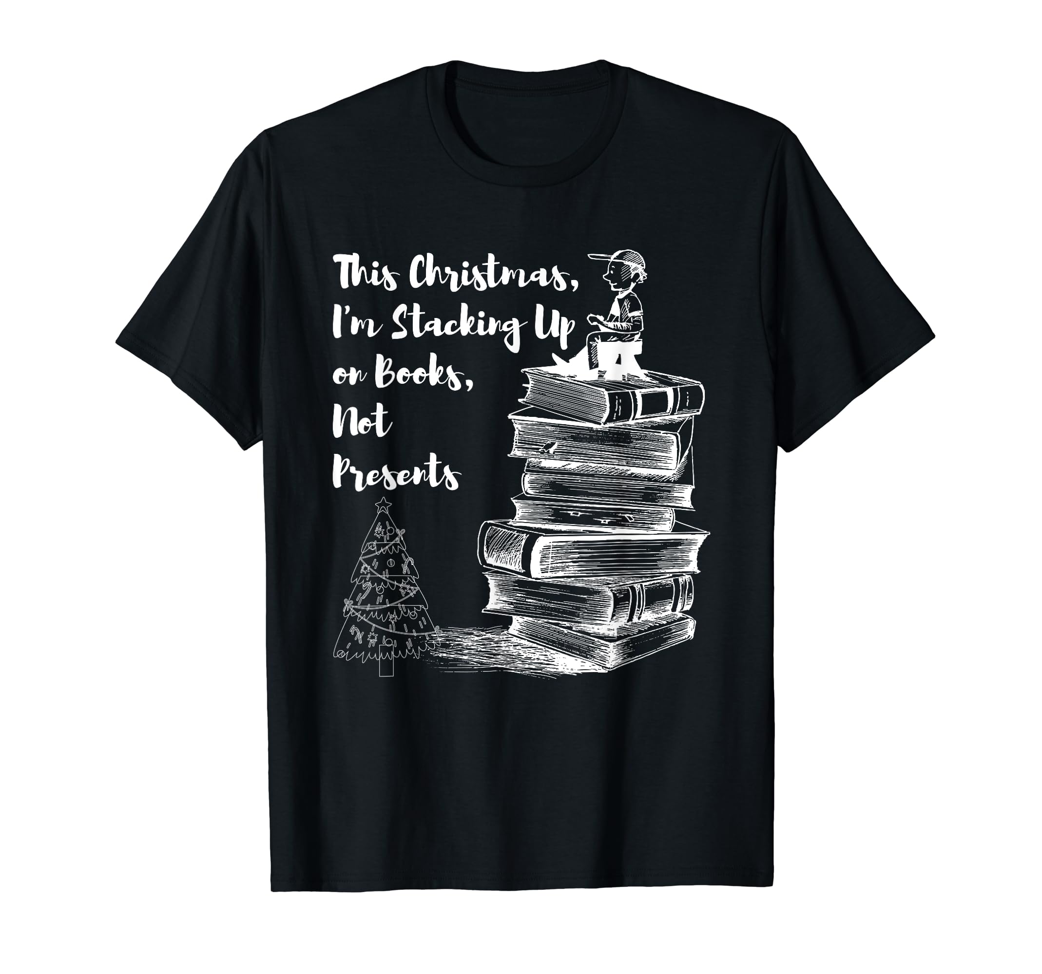 Merry Bookmas Book Club Reading T-Shirt - Streetwear Style for Adults - T-Shirt, Sweatshirt, Hoodie