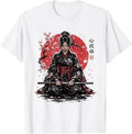 Japanese Samurai Girl Katana Warrior Vintage Japan Art T-Shirt Unisex T-shirt, Sweatshirt, Hoodie, Long Sleeve Tee - T-Shirt, Sweatshirt, Hoodie