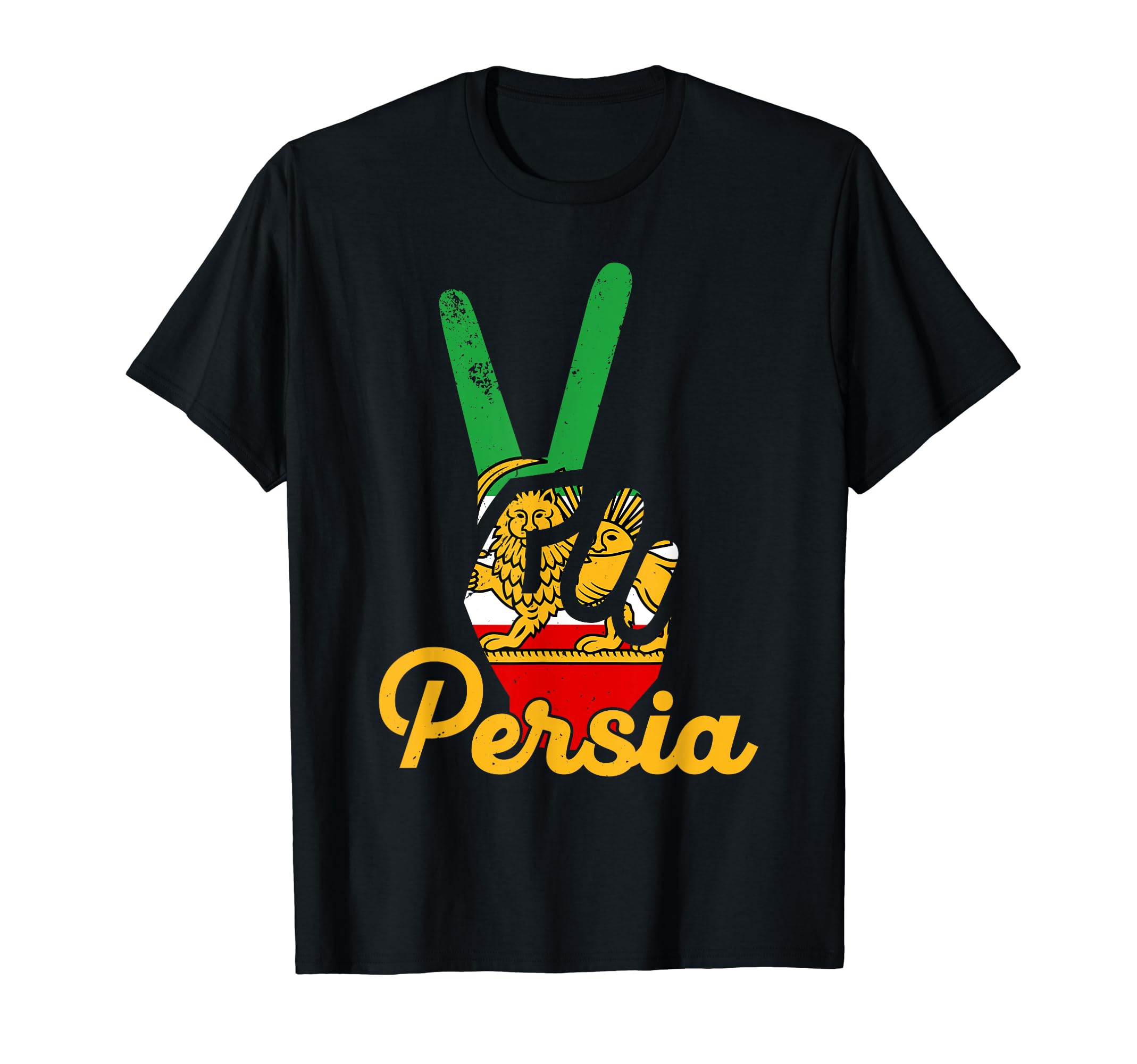 Persian Ancient Flags Iran Asia Farsi T-Shirt - Trendy Graphic for Adults - T-Shirt, Sweatshirt, Hoodie