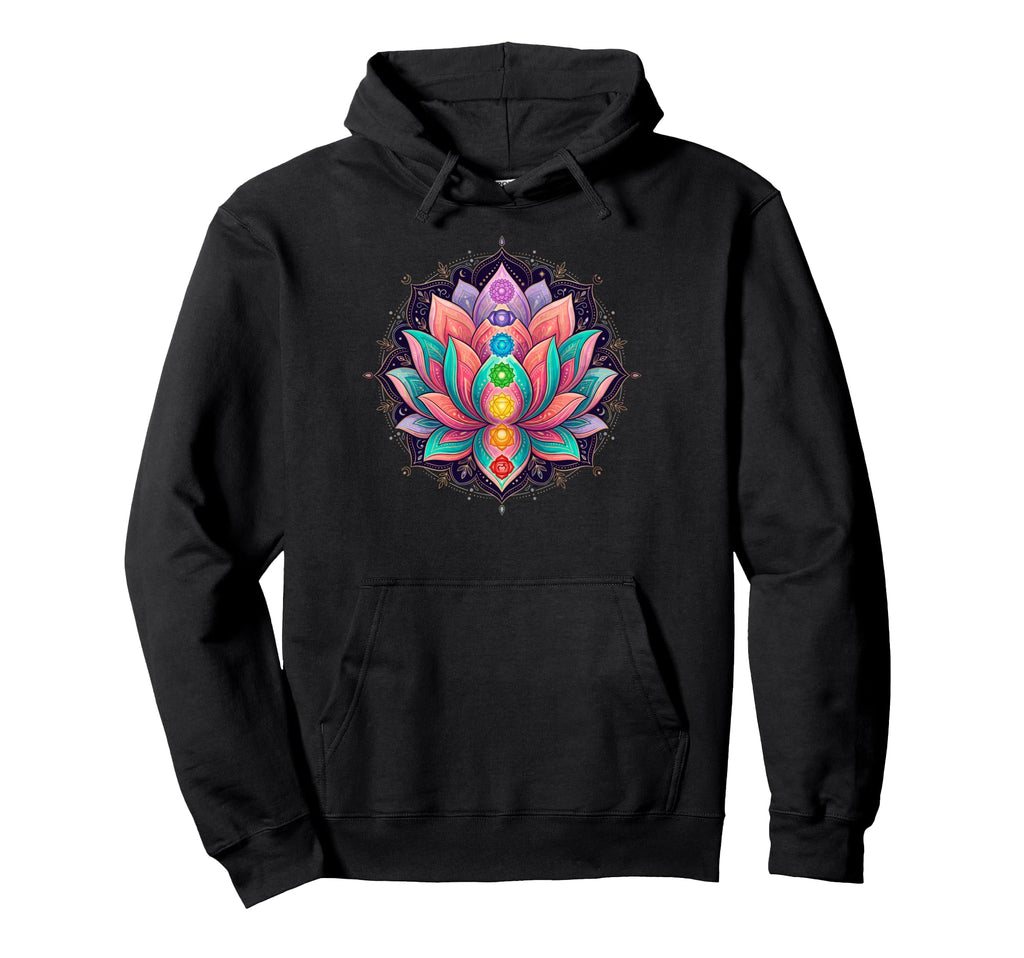 Yoga Meditation Spiritual Chakra Hoodie - Fun Novelty Design Men Women - T-Shirt, Sweatshirt, Hoodie