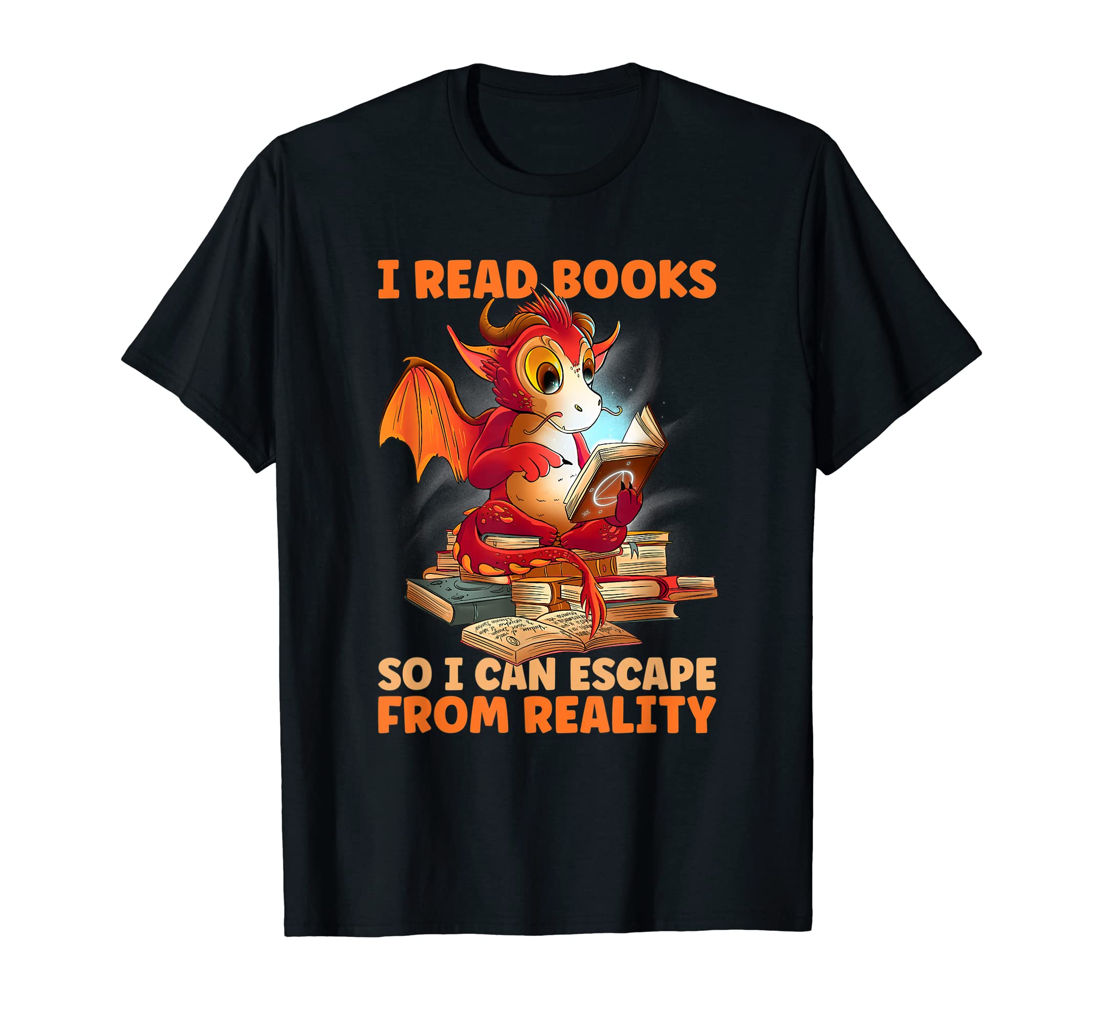 Bookworm Book Reading Book Dragon T-Shirt - Minimalist Print for Adults - T-Shirt, Sweatshirt, Hoodie