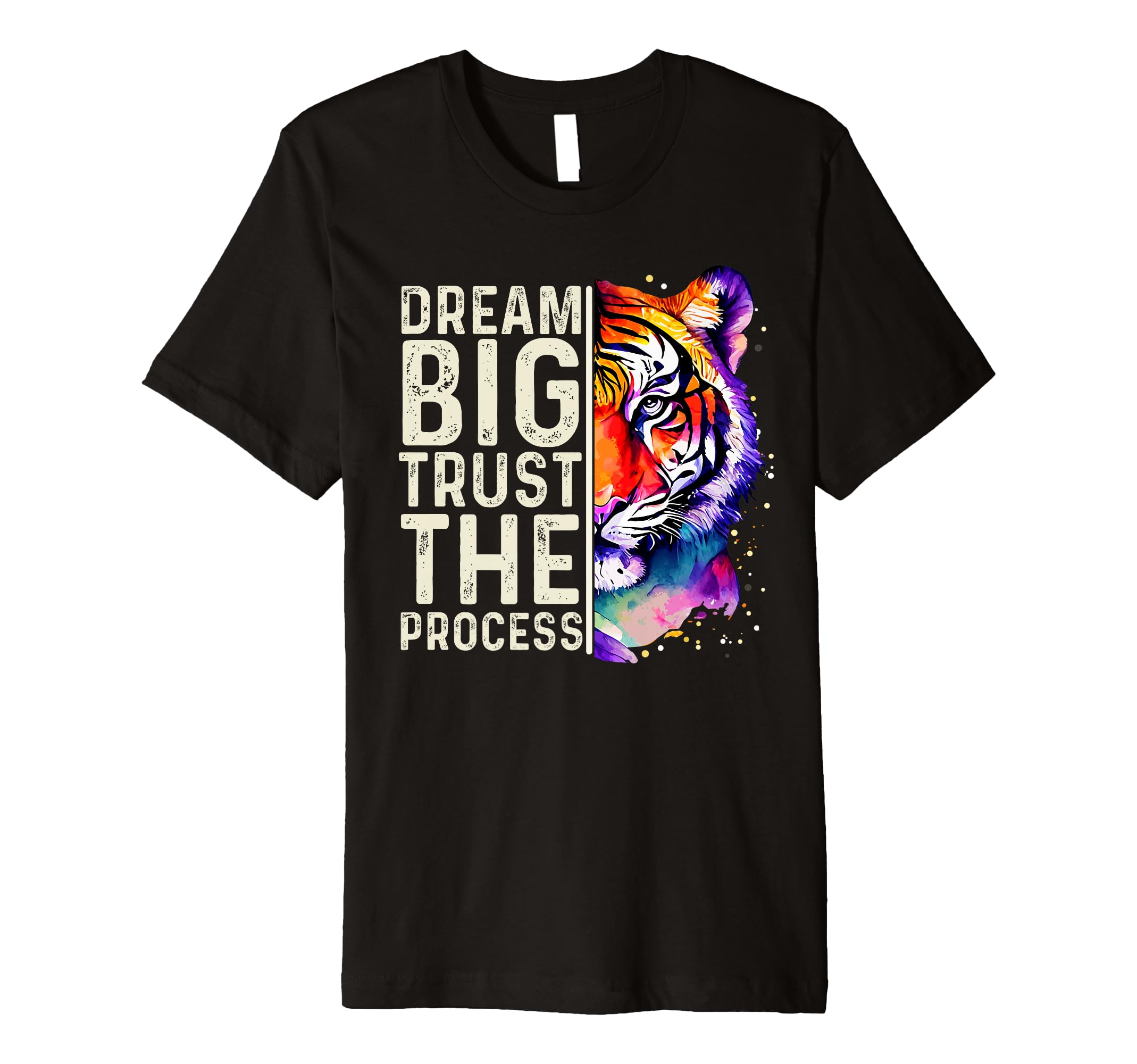 Dream Big Trust Process T-Shirt - Minimalist Print for Adults - T-Shirt, Sweatshirt, Hoodie
