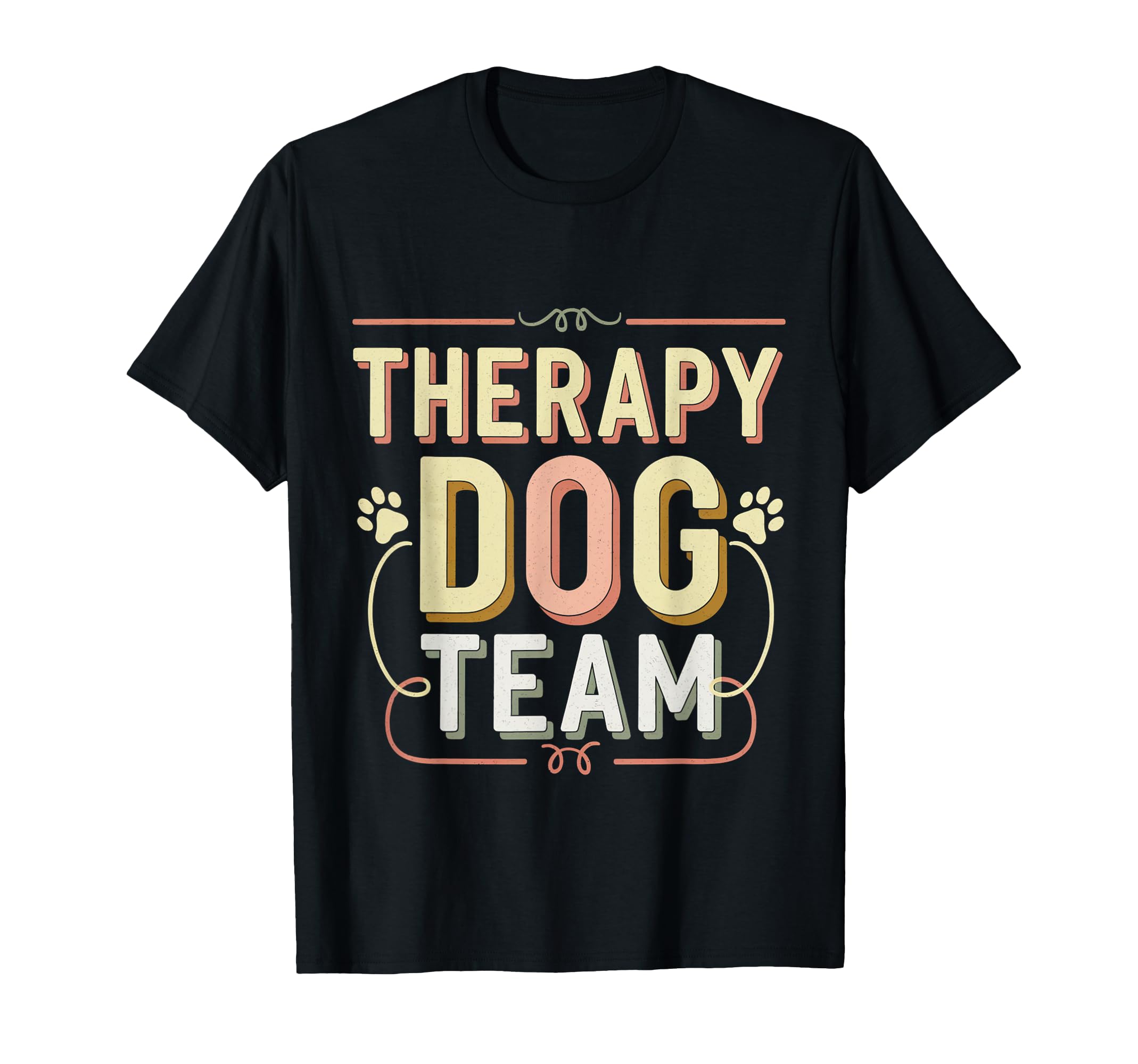 Therapy Dog Team Animal Support Bonding T-Shirt - Novelty Apparel Unisex - T-Shirt, Sweatshirt, Hoodie