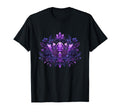Mystic Amethyst Crystals Dark Roses T-Shirt - Custom Art Print Unisex - T-Shirt, Sweatshirt, Hoodie