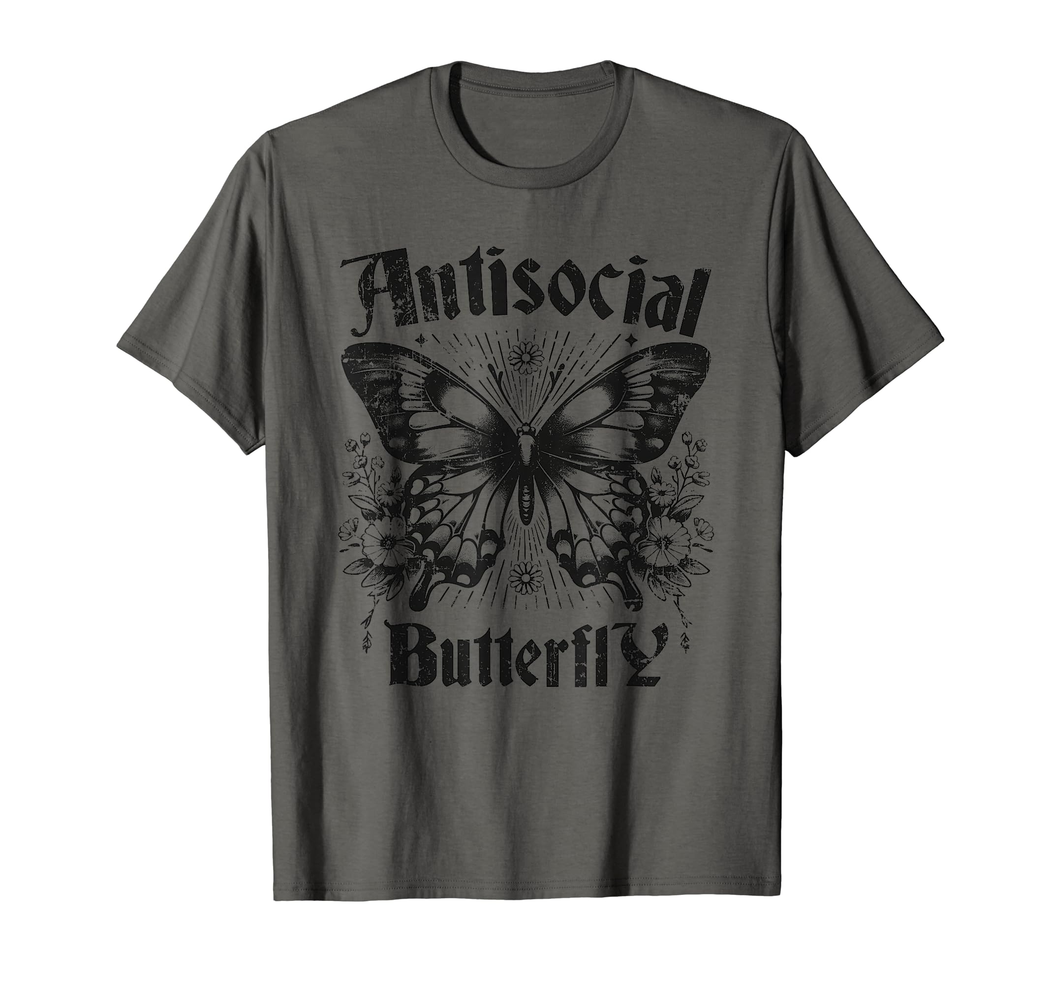 Sarcastic Antisocial Butterfly T-Shirt - Graphic Print for Adults - T-Shirt, Sweatshirt, Hoodie