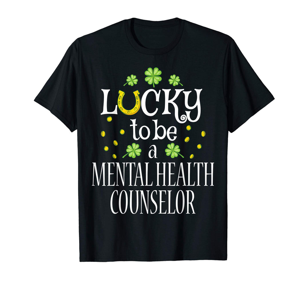 St Patricks Day Lucky To Be Mental T-Shirt - Minimalist Print Unisex - T-Shirt, Sweatshirt, Hoodie