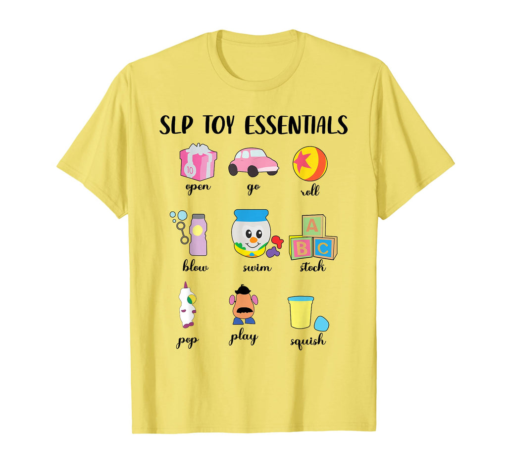 Slp Toy Essentials Speech Language T-Shirt - Trendy Graphic for Adults - T-Shirt, Sweatshirt, Hoodie