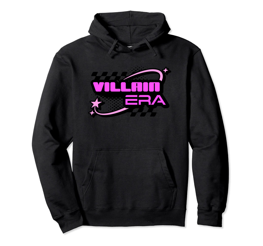 Villain Era Empowering Funny Aesthetic Hoodie - Minimalist Print Men Women - T-Shirt, Sweatshirt, Hoodie