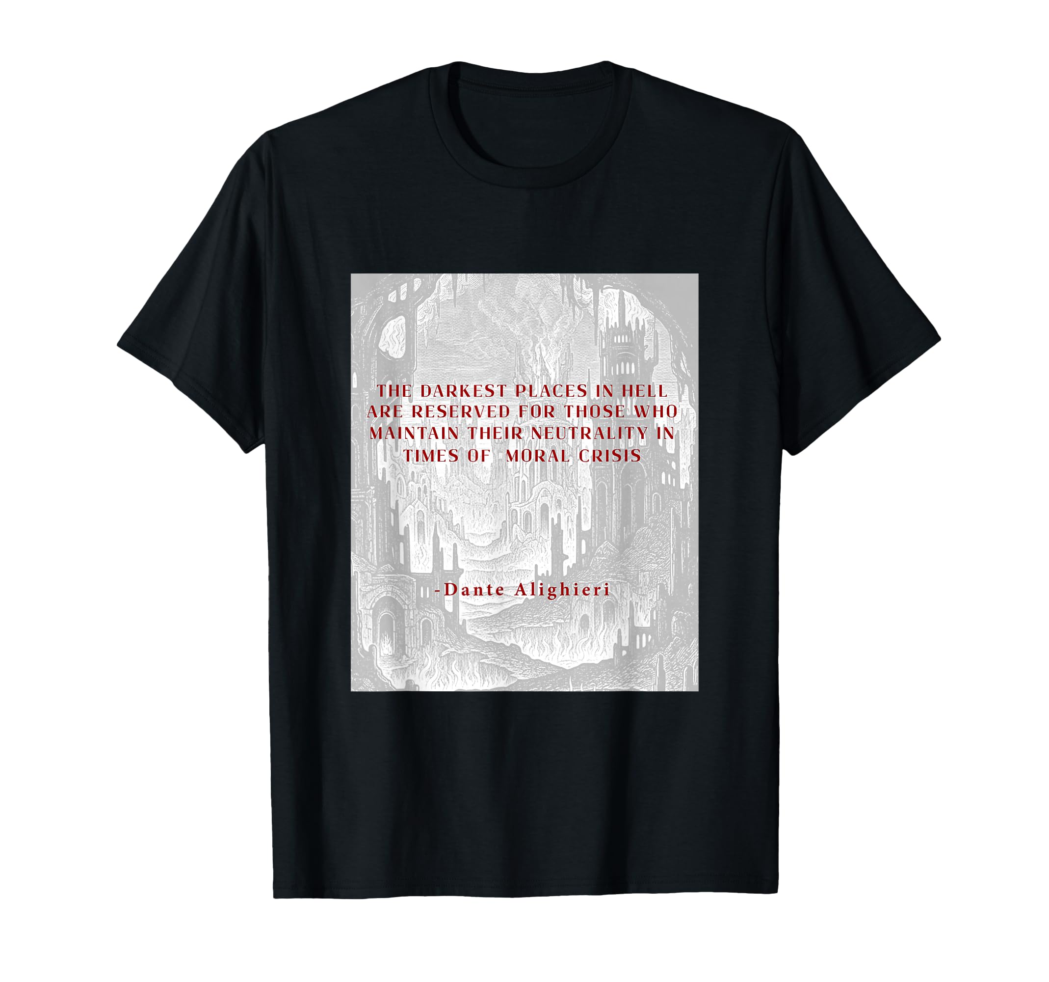 Dante Alighieri Divine Comedy T-Shirt - Fun Novelty Design Men Women - T-Shirt, Sweatshirt, Hoodie