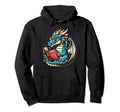Dragon Reading Book Dragon Enthusiast Designs Hoodie - Graphic Print Unisex - T-Shirt, Sweatshirt, Hoodie