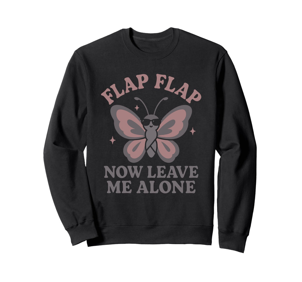 Anti Social Butterfly Introvert Sweatshirt - Casual Everyday Wear Unisex - T-Shirt, Sweatshirt, Hoodie